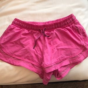 Lululemon pink shorts